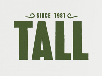 Tall: fictitious beer branding and web design